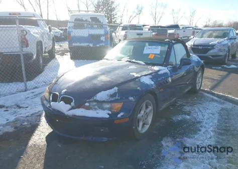 1998 BMW Z3 2.8 из США, поврежденный, VIN 4USCJ3326WLC10874